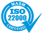 ISO 22000 certified badge